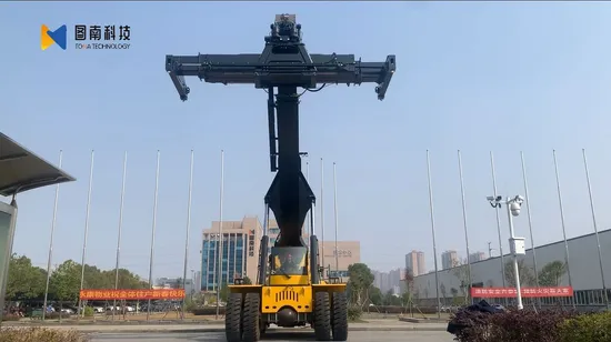 컨테이너 전면 리프트는 사용자 정의 및 전원 지원