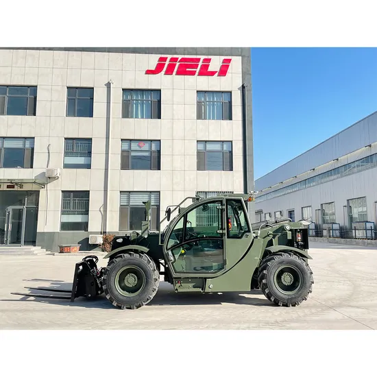 유로 EPA 엔지니어링 기계 7m 3t 유압 포크 버킷 휠 소형 텔레핸들러