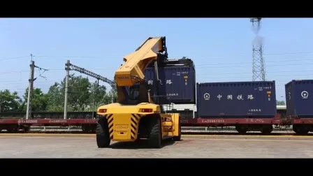 Heli 40ton Operating Weight 9t Empty Container Handler Sdcy90K6h1c with 6 Stacks 